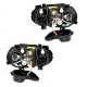 Μπροστινά Φανάρια Set Για Vw Golf IV (4) 97-03 Angel Eyes Μαύρα H7/H7/H3 Depo