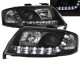 Μπροστινά Φανάρια Set Για Audi A6 4B 97-01 DRL Μαύρα H1/H1 Sonar