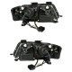 Μπροστινά Φανάρια Set Για Audi A6 4B 97-01 DRL Μαύρα H1/H1 Sonar