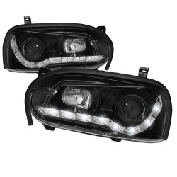 Μπροστινά Φανάρια Set Για Vw Golf 3 92-98 DRL Μάυρα H1/H1 JunYan Μπροστινά Φανάρια Set Για Vw Golf 3 92-98 DRL Μάυρα H1/H1 JunYan