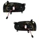 Μπροστινά Φανάρια Set Για Vw Golf 3 92-98 DRL Μάυρα H1/H1 JunYan