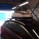 Μπαγκαζιέρα Οροφής Cube 370L Silver Με Μονό Άνοιγμα