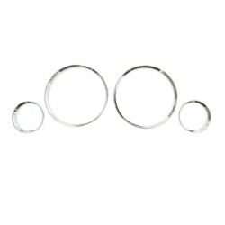 Δαχτυλίδια Καντράν Για Bmw 3 E30 83-90 Χρώμιο