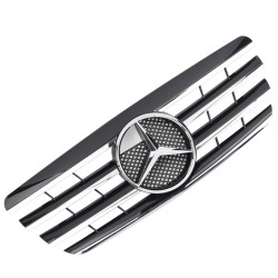 Μάσκα Για Mercedes-Benz E-Class W210 99-02 Amg Look Με 4 Γρίλιες Μαύρο/Χρώμιο 1 Τεμάχιο Μάσκα Για Mercedes-Benz E-Class W210 99-02 Amg Look Με 4 Γρίλιες Μαύρο/Χρώμιο 1 Τεμάχιο