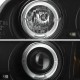Μπροστινά Φανάρια Set Για Bmw 3 E46 Sedan/Caravan 99-01 Angel Eyes Μαύρα H1/H1 Manual Sonar