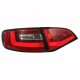 Πισινά Φανάρια Set Για Audi A4 B8 08-11 Avant Led Bar Κόκκινο/Crystal Litec