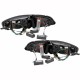 Πισινά Φανάρια Set Για Audi A4 B8 08-11 Avant Led Bar Κόκκινο/Crystal Litec