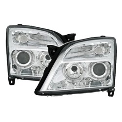 Μπροστινά Φανάρια Set Για Opel Vectra C 02-05 Angel Eyes Χρωμίου H7/H7 Depo Μπροστινά Φανάρια Set Για Opel Vectra C 02-05 Angel Eyes Χρωμίου H7/H7 Depo