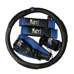 Κάλυμμα Τιμονιού Αυτοκινήτου Δερματίνη Matrix Μπλε Medium 38cm Κάλυμμα Τιμονιού Αυτοκινήτου Δερματίνη Matrix Μπλε Medium 38cm