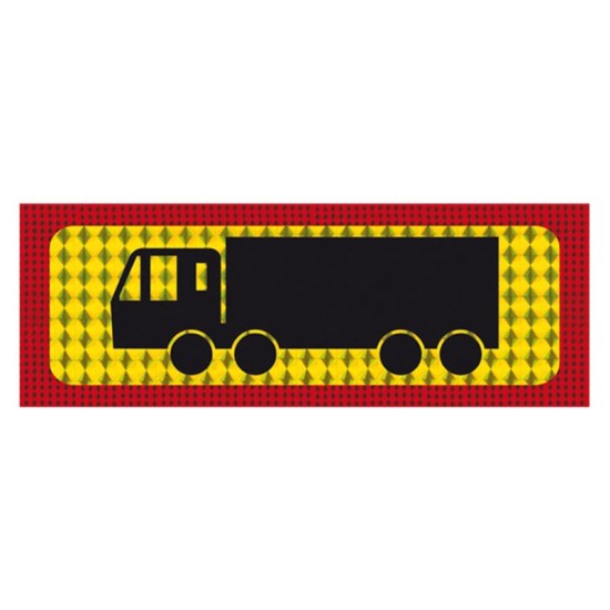 Πινακίδα Λαμαρίνα Φορτηγό Τετραξονικό 47 x 20cm Π.Α.404 1 Τεμάχιο