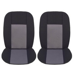 Πλατοκαθίσματα Αυτοκινήτου Μπροστινά Trendy Μαύρο/Γκρι Υφασμά 2 Τεμάχια Πλατοκαθίσματα Αυτοκινήτου Μπροστινά Trendy Μαύρο/Γκρι Υφασμά 2 Τεμάχια