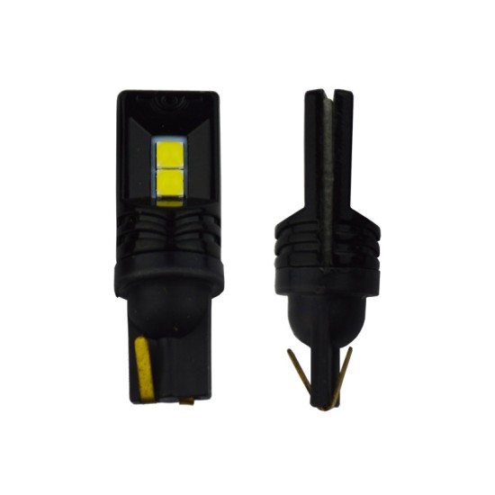 Λάμπες Led T10 12volt 2 Led Λευκό Canbus W5W Auto GS 600664 2 Τεμάχια