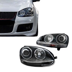 Μπροστινά Φανάρια Set Για Vw Golf V (5) 03-08 / Jetta GTI R32 Look Projectors Μαύρα H7/H7 Με Μοτέρ Depo Μπροστινά Φανάρια Set Για Vw Golf V (5) 03-08 / Jetta GTI R32 Look Projectors Μαύρα H7/H7 Με Μοτέρ Depo