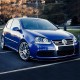 Μπροστινά Φανάρια Set Για Vw Golf V (5) 03-08 / Jetta GTI R32 Look Projectors Μαύρα H7/H7 Με Μοτέρ Depo