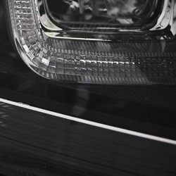 Μπροστινά Φανάρια Set Για Vw Golf VIΙ (7) 12-17 TRU DRL U-Type GTI Μαύρα H7/H1 Με Μοτέρ Sonar Μπροστινά Φανάρια Set Για Vw Golf VIΙ (7) 12-17 TRU DRL U-Type GTI Μαύρα H7/H1 Με Μοτέρ Sonar