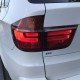 Πισινά Φανάρια Set Για Bmw X5 E70 07-10 Led Bar LCI Look Κόκκινο/Crystal Depo