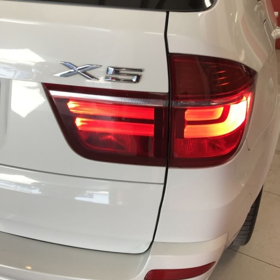 Πισινά Φανάρια Set Για Bmw X5 E70 07-10 Led Bar LCI Look Κόκκινο/Crystal Depo