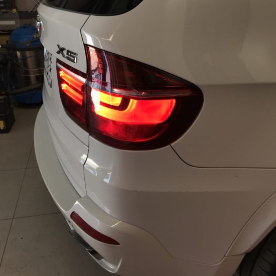 Πισινά Φανάρια Set Για Bmw X5 E70 07-10 Led Bar LCI Look Κόκκινο/Crystal Depo