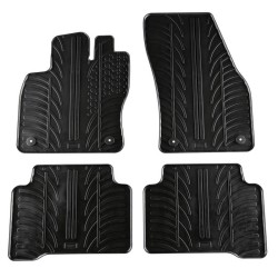 Πατάκια Αυτοκινήτου Gledring 0079 VW Touran 2015- Μαύρο 4 Τεμάχια