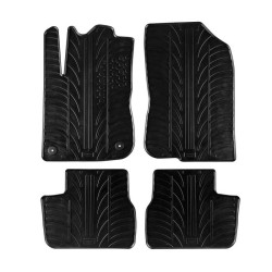 Πατάκια Αυτοκινήτου Gledring 0157 Peugeot 208 2012-2019 Μαύρο 4 Τεμάχια