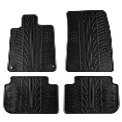 Πατάκια Αυτοκινήτου Gledring 0152 Peugeot 407 2004-2011 Μαύρο 4 Τεμάχια