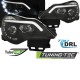 Μπροστινά Φανάρια Set Για Opel Corsa D 11-14 TRU DRL Tube Lights Μαύρα H1/H1 Sonar