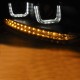 Μπροστινά Φανάρια Set Για Vw Polo 6R / 6C DRL U-Type Black H7/H7 Με Μότερ Eagle Eyes