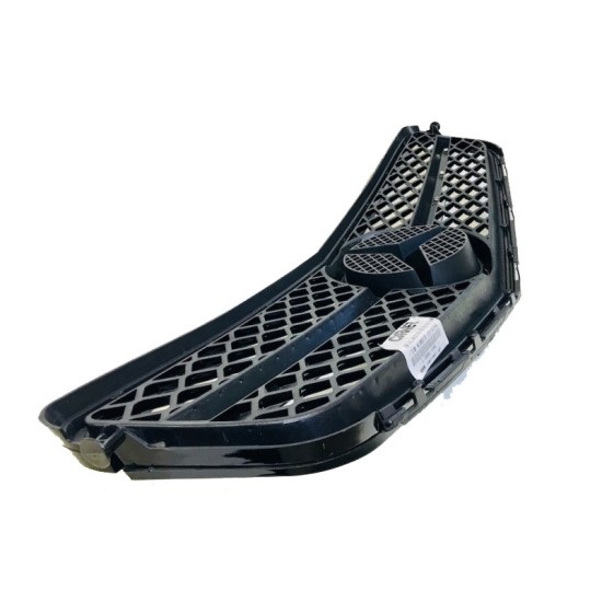 Μάσκα Για Mercedes-Benz C-Class W204 07-14 Amg C63 Look Με Μονή Γρίλια Μαύρο/Χρώμιο 1 Τεμάχιο