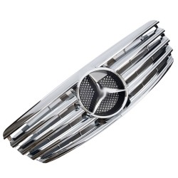 Μάσκα Για Mercedes-Benz E-Class W211 02-06 Amg Look Με 5 Γρίλιες Χρώμιο 1 Τεμάχιο Μάσκα Για Mercedes-Benz E-Class W211 02-06 Amg Look Με 5 Γρίλιες Χρώμιο 1 Τεμάχιο