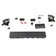 Μπροστινός Προφυλακτήρας Για Audi A3 8P 05-08 RS Look Με Μάσκα Μαύρη Γυαλιστερή