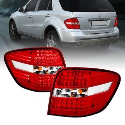Πισινά Φανάρια Set Για Mercedes-Benz ML W164 05-08 Led Κόκκινο/Crystal Eagle Eyes
