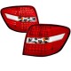 Πισινά Φανάρια Set Για Mercedes-Benz ML W164 05-08 Led Κόκκινο/Crystal Eagle Eyes