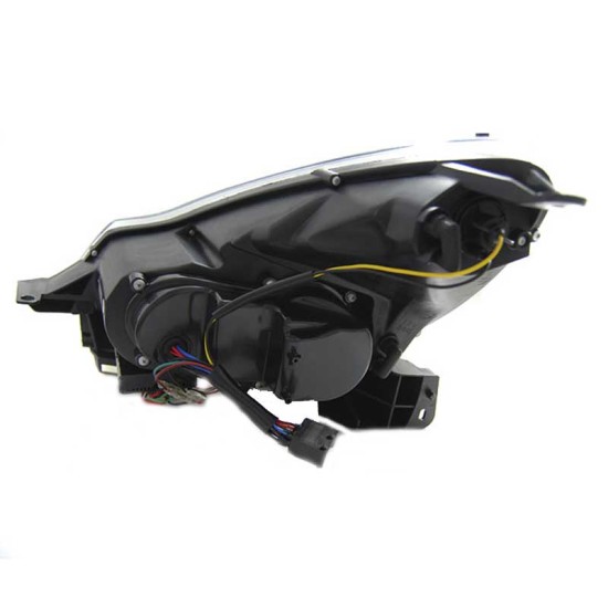 Μπροστινά Φανάρια Set Για Opel Corsa D 11-14 TRU DRL Tube Lights Χρωμίου H1/H1 Sonar