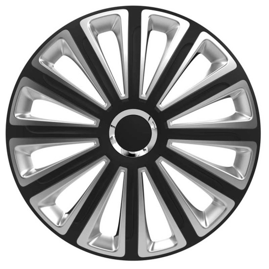 Τάσια Τροχών Αυτοκινήτου 15" Trend 117701 RC Μαύρο & Ασημί CBX 4 Τεμάχια