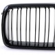 Καρδιές Μάσκας Για Bmw 3 E36 96-99 M4 Look Με Διπλή Γρίλια Μαύρο Γυαλιστερό 2 Τεμάχια