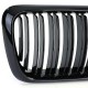 Καρδιές Μάσκας Για Bmw 3 E36 96-99 M4 Look Με Διπλή Γρίλια Μαύρο Γυαλιστερό 2 Τεμάχια
