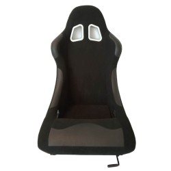 Καθίσματα Bucket Κουβάδες Grand Turismo Ύφασμα Μαύρο Ζευγάρι 2 Τεμαχίων