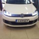 Μπροστινά Φανάρια Set Για Vw Golf VΙ (6) 08-12 TRU DRL U-Type GTI Μαύρα H7/H1 Με Μοτέρ Sonar
