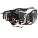 Μπροστινά Φανάρια Set Για Vw Golf VΙ (6) 08-12 TRU DRL U-Type GTI Μαύρα H7/H1 Με Μοτέρ Sonar