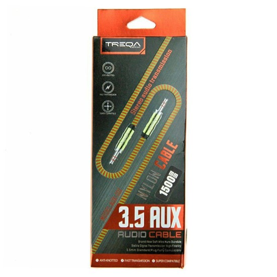 Καλώδιο Ήχου Aux 3.5mm 1.5m 1 Τεμάχιο