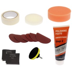 Κιτ Για Ξεθάμπωμα Και Γυάλισμα Φαναριών Σετ 13 Τεμάχια Κιτ Για Ξεθάμπωμα Και Γυάλισμα Φαναριών Σετ 13 Τεμάχια