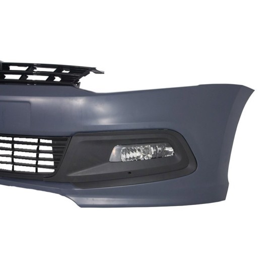 Μπροστινός Προφυλακτήρας Για VW Polo 6R 09-17 R Line Look Με Μάσκα & Προβολείς
