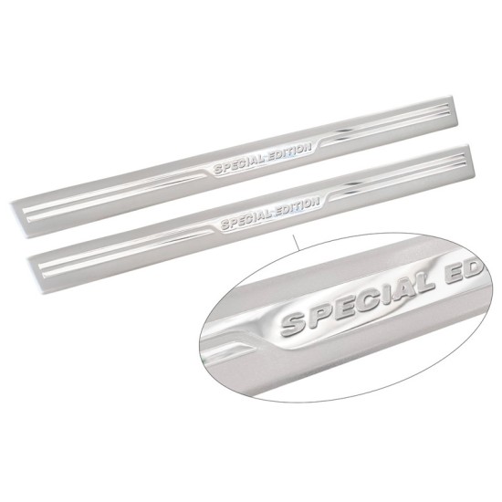 Διακοσμητικά Εσωτερικά Μασπιέ Πόρτας Universal Special Edition Ασημί/Χρώμιο 54cm x 4cm 2 Τεμάχια