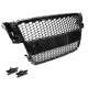 Μάσκα Για Audi A5 8T 07-11 RS5 Look Κυψελωτή Γυαλιστερό Μαύρο 1 Τεμάχιο
