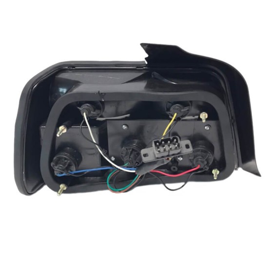 Πισινά Φανάρια Set Για Bmw 3 E36 Sedan 90-99 Κόκκινο/Φιμέ Carner