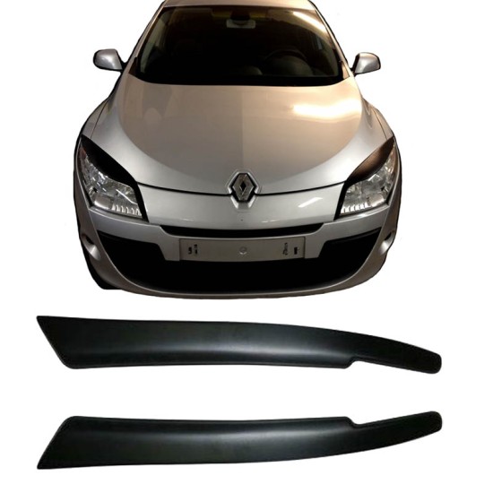 Φρυδάκια Μπροστινών Φαναριών Για Renault Megane III 08-16 2 Τεμάχια