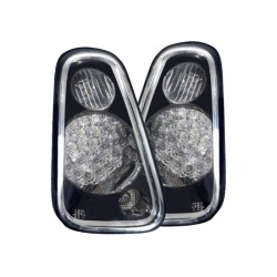 Πισινά Φανάρια Set Για Mini Cooper (R50/52/53) 01-04 Led Μαύρο/Χρώμιο Ciraya