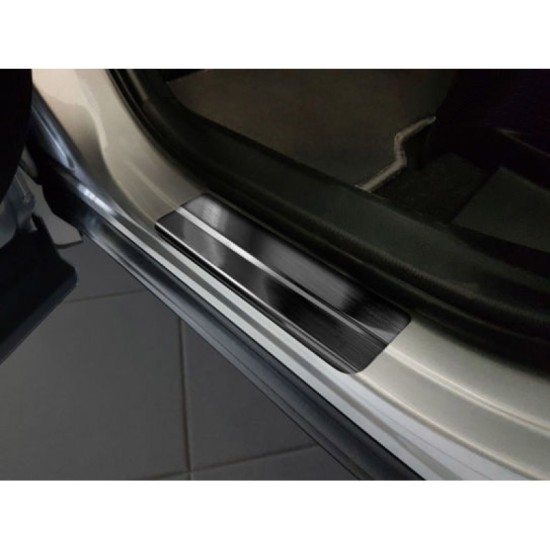 Διακοσμητικά Εσωτερικά Μασπιέ Πόρτας Για Toyota Rav4 16-18 / Toyota C-ΗR 2016+ Ηybrid Μαύρα Αυτοκόλλητα 4 Τεμάχια 2/23008
