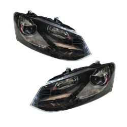 Μπροστινά Φανάρια Set Για Vw Polo 6R/ 6C 09-17 DRL GTI R-Look Μαύρα Με Ασημί Γραμμή H7/H7 Με Μοτέρ Carner Μπροστινά Φανάρια Set Για Vw Polo 6R/ 6C 09-17 DRL GTI R-Look Μαύρα Με Ασημί Γραμμή H7/H7 Με Μοτέρ Carner