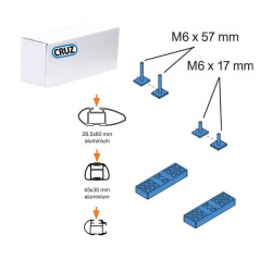 Αντάπτορας Μπάρας Ποδηλάτου Οροφής CRUZ 940-424 Για Αεροδυναμικές Μπάρες Αλουμινίου Airo Αντάπτορας Μπάρας Ποδηλάτου Οροφής CRUZ 940-424 Για Αεροδυναμικές Μπάρες Αλουμινίου Airo